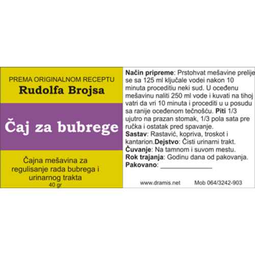 Čaj za bubrege